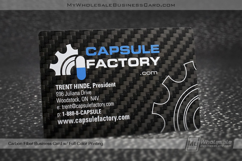 Carbon Fiber Business Cards
