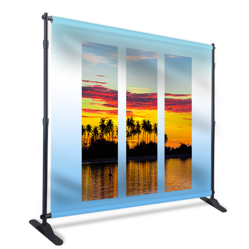 Backdrop - Vinyl - Telescopic Backdrop Banner Stands