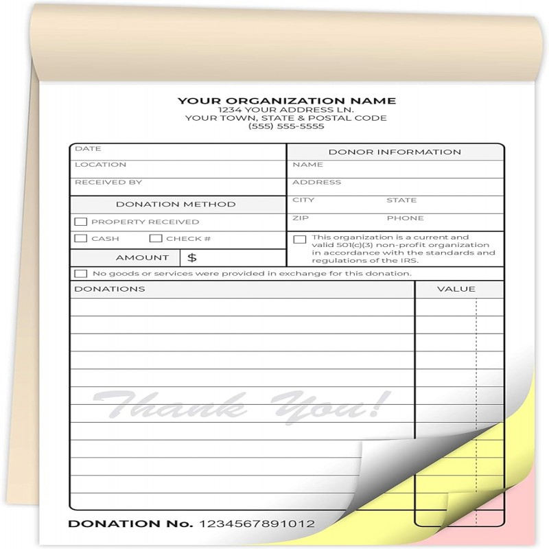 Business Form NCR  In 2 , 3 and 4 Copies