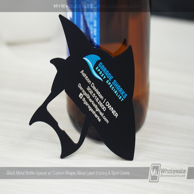 Metal Bottle Opener Business Cards