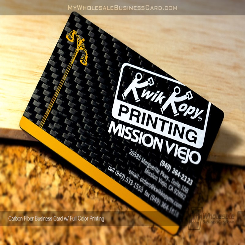 Carbon Fiber Business Cards