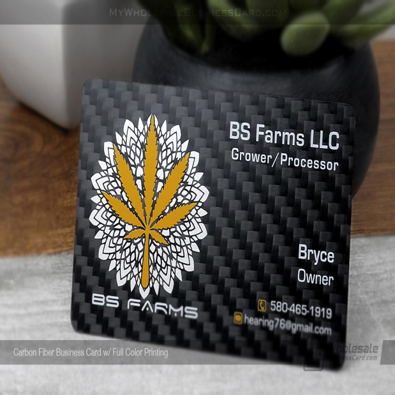 Carbon Fiber Business Cards