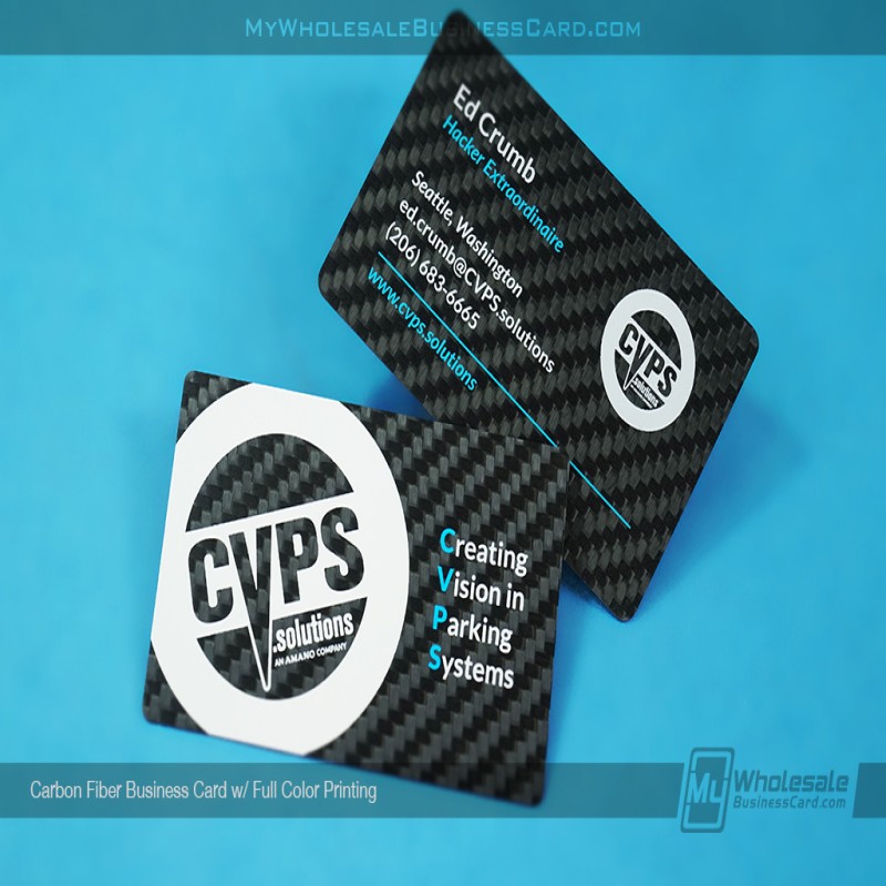 Carbon Fiber Business Cards