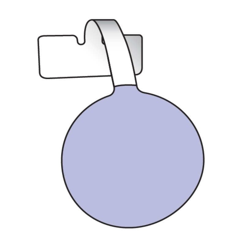 14pt gloss Shelf Dangler - WOBBLER